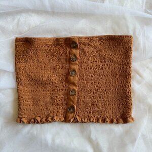 Express One Eleven Smocked Tube Top – Size M